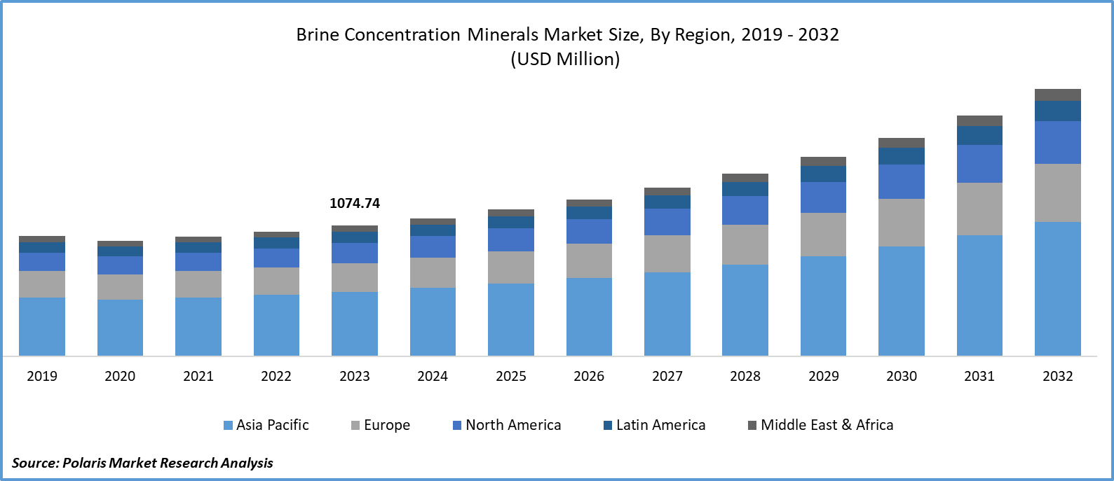 Brine Concentration Minerals Market Size